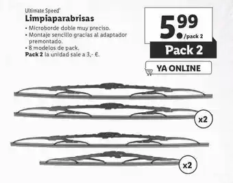 Lidl Ultimate Speed Limpiaparabrisas oferta