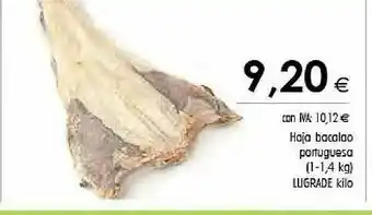 Cash Ifa Hoja Bacalao Portuguesa oferta