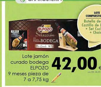 Cash Ifa Lote Jamón Curado Bodega Elpozo oferta