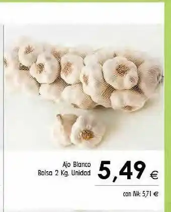 Cash Ifa Ajo Blanco Bolsa 2 Kg oferta