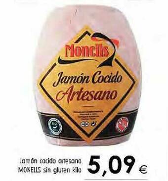 Cash Ifa Jamón Cocido Artesano Monells Sin Gluten oferta