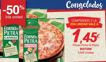 Supermercados Plaza Buitoni Pizzas Forno di Pietra oferta
