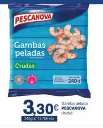 Supermercados Plaza Pescanova Gamba Pelada 240grs oferta