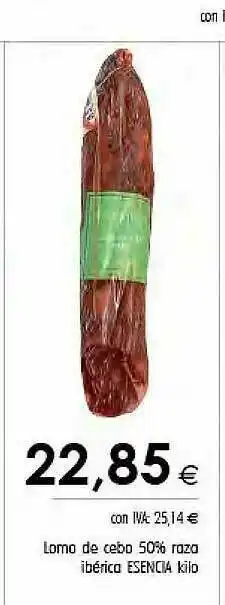Cash Ifa Lomo De Cebo 50% Raza Ibérica Esencia oferta
