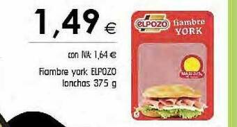 Cash Ifa Fiambre York Elpozo Lonchas oferta
