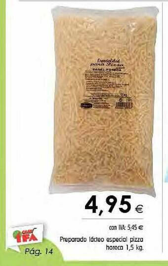 Cash Ifa Preparado Lácteo Especial Pizza Horeca oferta