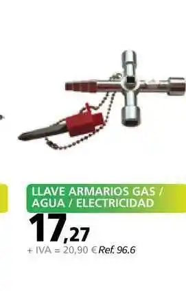 Coferdroza Llave Armarios Gas Agua Electricidad oferta