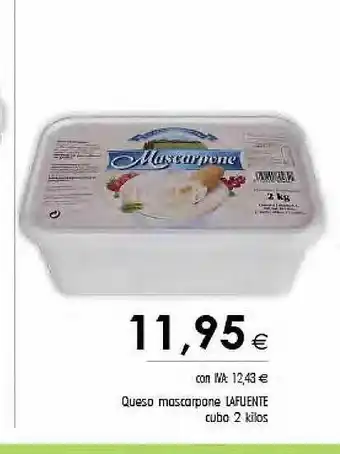 Cash Ifa Queso Macarpone Lafuente oferta