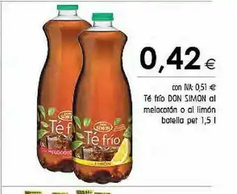Cash Ifa Té Frío Doin Simon Al Melocotón O Al Limón oferta