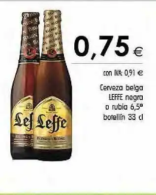 Cash Ifa Cerveza Belga Leffe Negra O Rubia 6.5° oferta
