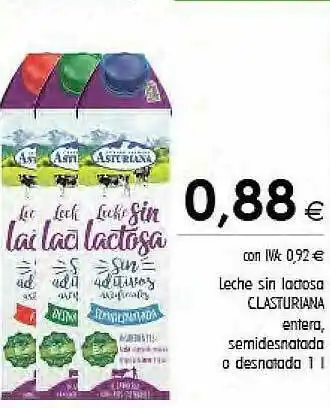 Cash Ifa Leche Sin Lactosa Clasturiana Entera Semidesnatada O Desnatada oferta