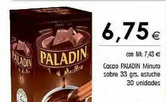 Cash Ifa Cacao Paladin Minuto Sobre 33 Grs oferta