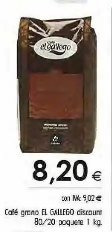 Cash Ifa Café Grano El Gallego Discount oferta
