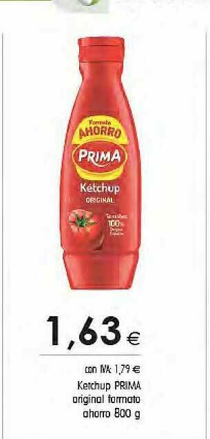 Cash Ifa Ketchup Prima Original Formato Ahorro oferta