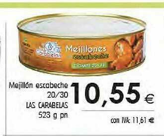 Cash Ifa Mejillón Escabeche 20 30 Las Carabelas oferta