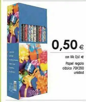 Cash Ifa Papel Regalo Clásica 70x200 oferta