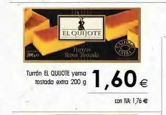 Cash Ifa Turrón El Quijote Yema Tostada Extra oferta