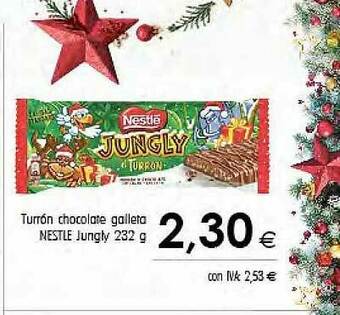 Cash Ifa Turrón Chocolate Galleta Nestle Jungly oferta