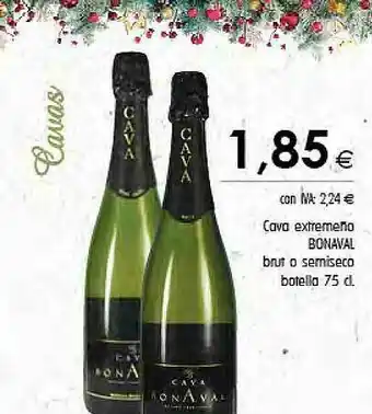 Cash Ifa Cava Extremeño Bonaval Bruit O Semiseco oferta