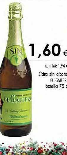 Cash Ifa Sidra Sin Alcohol El Gaitero oferta
