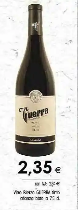 Cash Ifa Vino Bierzo Guerra Tinto Crianza oferta