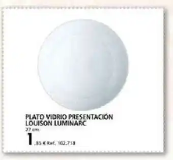 Coferdroza Plato Vidrio Presentacion Louison Luminarc oferta