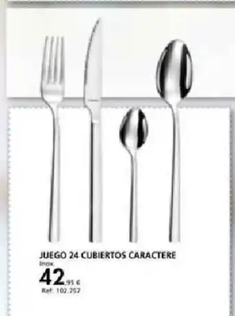Coferdroza Juego 24 Cubiertos Caractere oferta