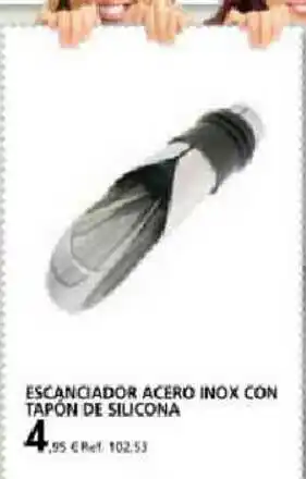 Coferdroza Escanciador Acero Inox Con Tapón De Silicona oferta
