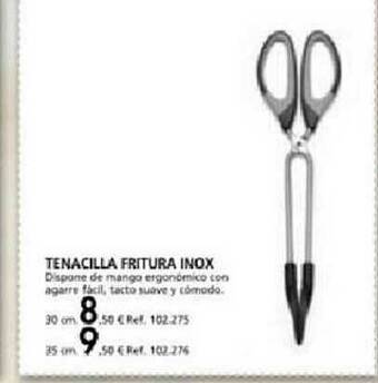 Coferdroza Tenacilla Fritura Inox oferta