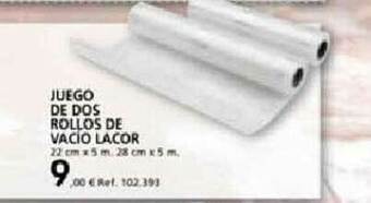 Coferdroza Juego De Dos Rollos De Vacio Lacor oferta