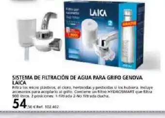 Coferdroza Sistema De Filtración De Agua Para Grifo Genova Laica oferta