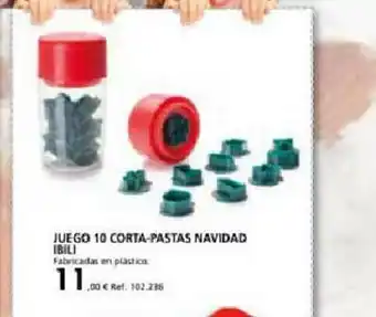 Coferdroza Juego 10 Corta-pastas Navidad Ibili oferta