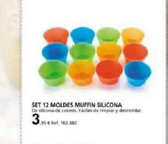 Coferdroza Set 12 Moldes Muffin Silicona oferta