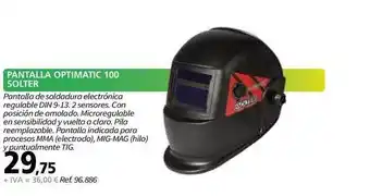 Coferdroza Pantalla Optimatic F100 Solter oferta