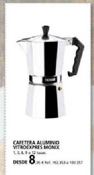 Coferdroza Cafetera Aluminio Vitroexpres Monix oferta