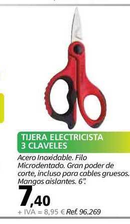 Coferdroza Tijera Electricista 3 Claveles oferta