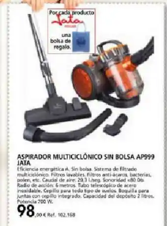 Coferdroza Aspirador Multiciclónico Sin Bolsa Ap999 Jata oferta