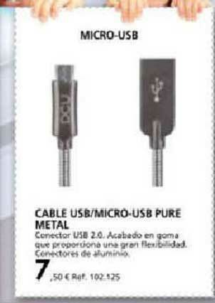 Coferdroza Cable Usb Micro-usb Pure Metal oferta