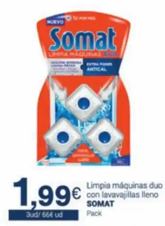 Supermercados Plaza Somat Limpia Máquinas Duo Con Lavavajillas Lleno 3ud oferta
