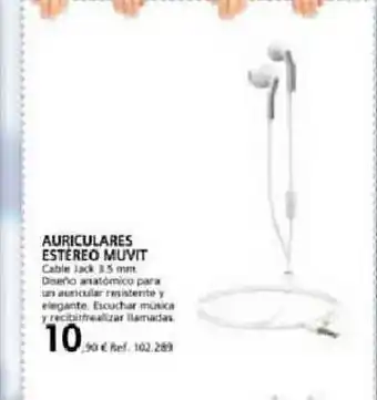 Coferdroza Auriculares Estereo Muvit oferta