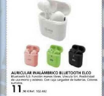 Coferdroza Auricular Inalámbrico Bluetooth Elco oferta