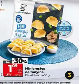 Dia Minicrestes de tonyina oferta