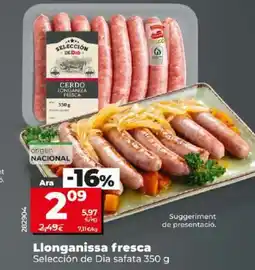 Dia Llonganissa fresca oferta