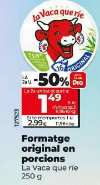 Dia Formatge original en porcions oferta