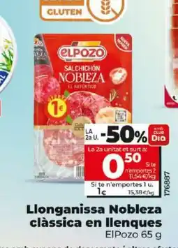 Dia Llonganissa Nobleza clàssica en llenques oferta