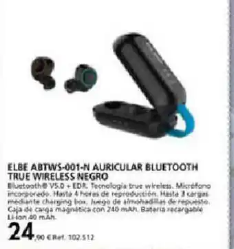Coferdroza Elbe Abtws-001-n Auricular Bluetooth True Wireless Negro oferta