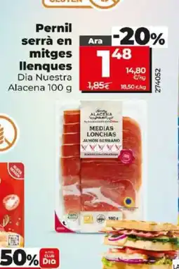 Dia Pernil serrà en mitges llenques oferta