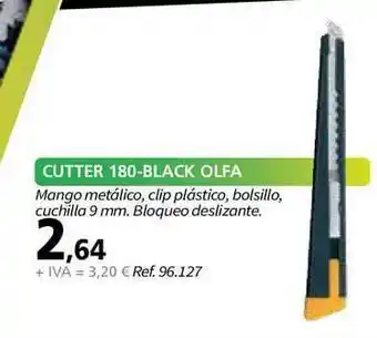 Coferdroza Cutter 180 Black Olfa oferta