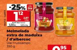 Dia Melmelada extra de maduixa / d'albercoc oferta