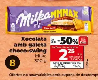 Dia Xocolata LA amb galeta choco-swing oferta